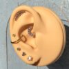 Stainless Steel Gold Jewelry with Design - Image 2